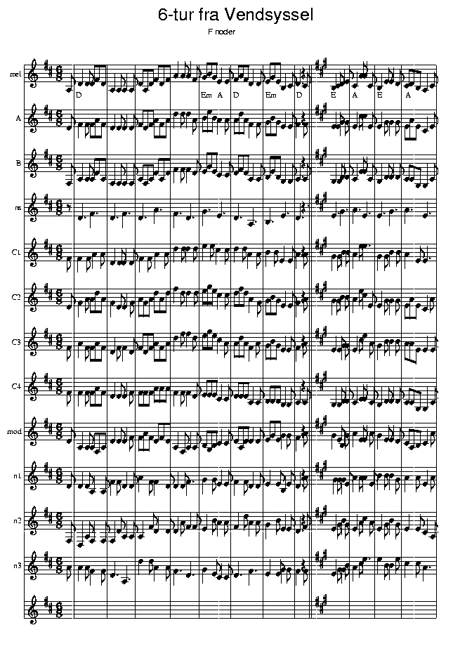Sekstur, music notes F1; CLICK TO MAIN PAGE
