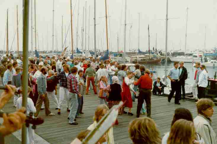 Photo of dancing on the wharf