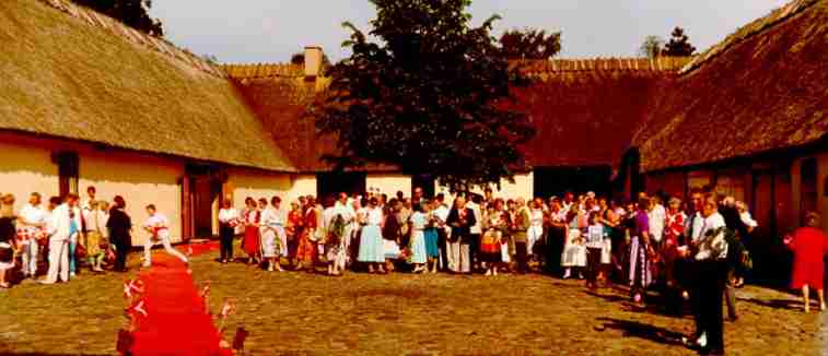 Photo of invitation to folk dance