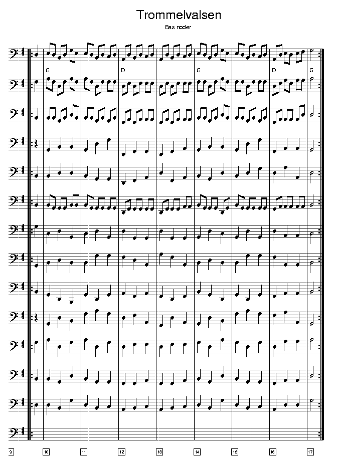 Trommelvalsen music notes bass2; CLICK TO MAIN PAGE