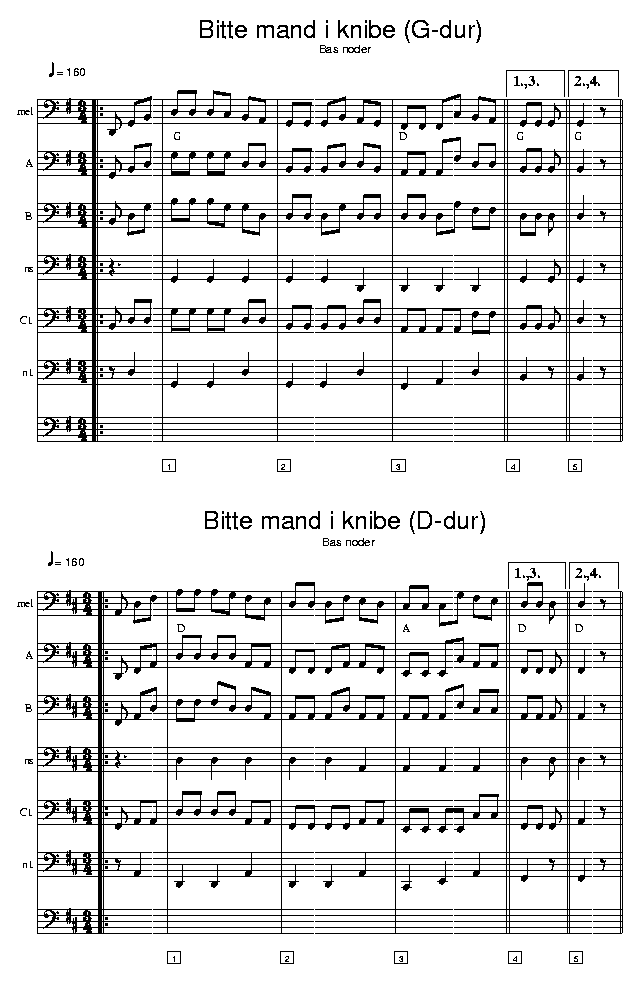 Bitte mand i knibe music notes bass1; CLICK TO MAIN PAGE